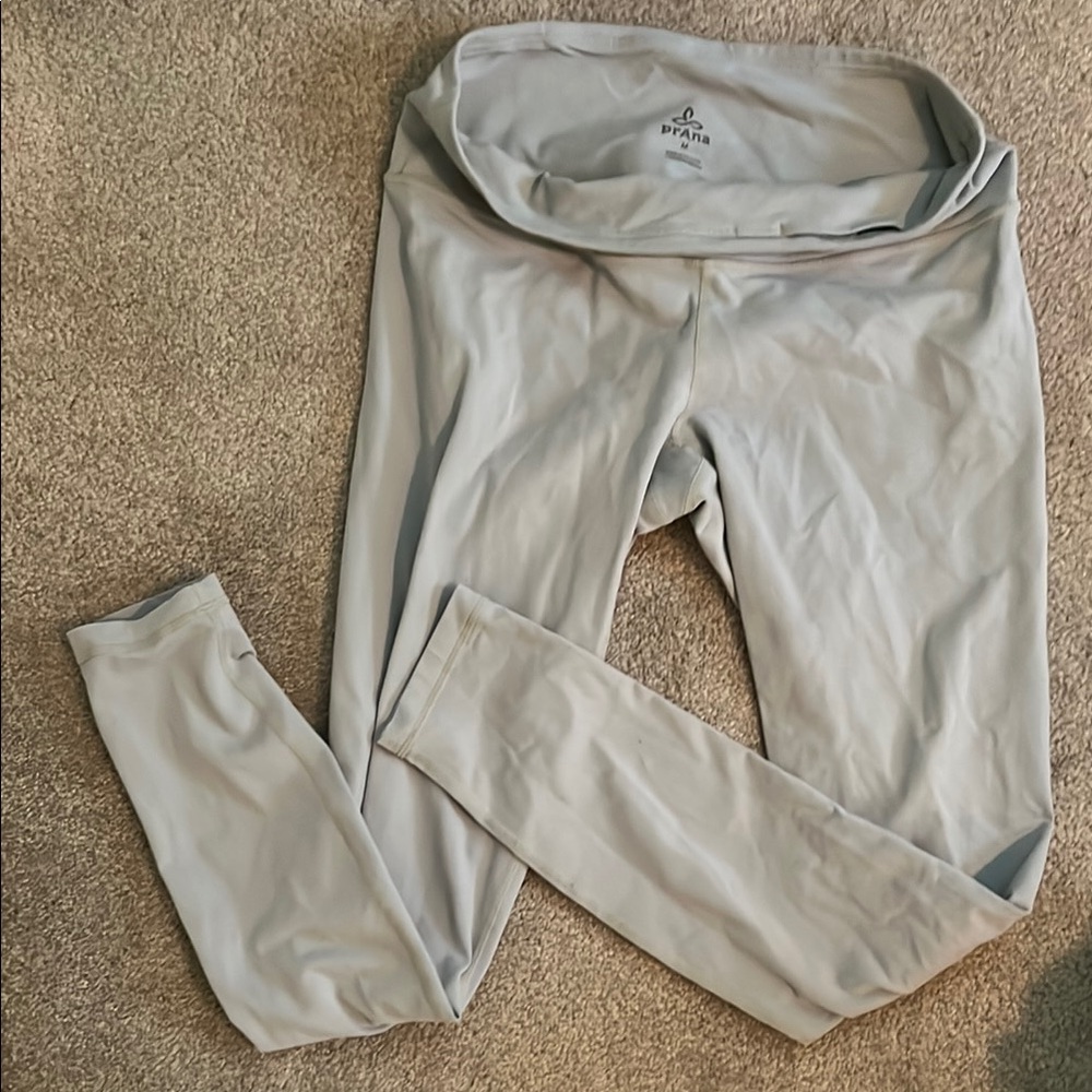 Prana light blue/green Yoga Pants
